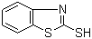 structure of CAS# 149-30-4, 2-Mercaptobenzothiazole;2-Benzothiazolethiol; Benzothiazole-2-thiol