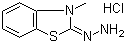 结构式 CAS# 149022-15-1, 3-甲基-2-苯并噻唑酮腙盐酸盐