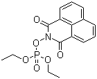 structure of CAS# 1491-41-4, Naftalofos;Diethyl N-hydroxynaphthalimide phosphate; Hydroxynaphthalimide diethyl phosphate; Maretin