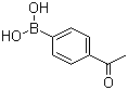 结构式 CAS# 149104-90-5, 4-乙酰基苯硼酸