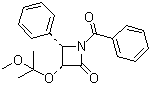 (3R,4S)-1-Benzoyl-3-(1-methoxy-1-methylethoxy)-4-phenyl-2-azetidinone molecular structure (CAS 149107-92-6)