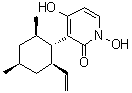[1S-(1alpha,2beta,4beta,6beta)]-3-(2-Ethenyl-4,6-dimethylcyclohexyl)-1,4-dihydroxy-2(1H)-pyridinone molecular structure (CAS 149196-98-5)