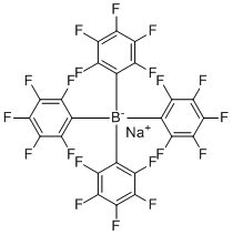 Sodium tetrakis pentafluorophenyl borate molecular structure (CAS 149213-65-0)
