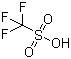 Trifluoromethanesulfonic acid molecular structure (CAS 1493-13-6)