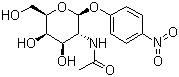 4-硝基苯基-N-乙酰-beta-D-半乳胺分子结构 (CAS 14948-96-0)