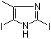 2,5-Diiodo-4-methylimidazole molecular structure (CAS 149510-85-0)