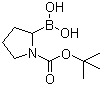 structure of CAS# 149682-75-7, 1-N-Boc-pyrrolidin-2-ylboronic acid