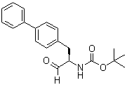 [(1R)-2-(Biphenyl-4-yl)-1-formylethyl]carbamic acid tert-butyl ester molecular structure (CAS 149709-58-0)