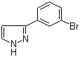 3-(3-Bromophenyl)-1H-pyrazole molecular structure (CAS 149739-65-1)