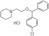 Cloperastine hydrochloride molecular structure (CAS 14984-68-0)