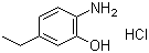 6-Amino-3-ethylphenol hydrochloride molecular structure (CAS 149861-22-3)