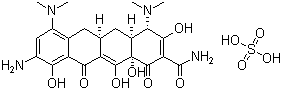 9-氨基米诺环素硫酸盐分子结构 (CAS 149934-20-3)