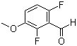 2,6-Difluoro-3-methoxybenzaldehyde molecular structure (CAS 149949-30-4)