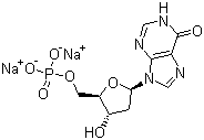 2'-Deoxyinosine 5'-monophosphate disodium salt molecular structure (CAS 14999-52-1)