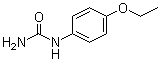 结构式 CAS# 150-69-6, (4-乙氧基苯基)脲