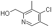 4-Chloro-3,5-dimethyl-2-pyridinemethanol molecular structure (CAS 150054-50-5)