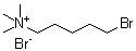 (5-Bromopentyl)trimethylammonium bromide molecular structure (CAS 15008-33-0)
