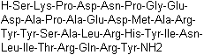 Human neuropeptide Y(3-36) molecular structure (CAS 150138-78-6)