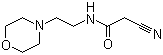 structure of CAS# 15029-26-2, N-(2-Morpholinoethyl)cyanoacetamide;2-Cyano-N-(2-morpholin-4-ylethyl)acetamide