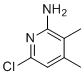 6-氯-3,4-二甲基吡啶-2-胺分子结构 (CAS 1503408-77-2)