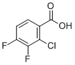 2-Chloro-3,4-difluorobenzoic acid molecular structure (CAS 150444-93-2)