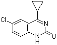 structure of CAS# 150878-36-7, 6-Chloro-4-cyclopropyl-2(1H)-quinazolinone