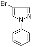 4-Bromo-1-phenyl-1H-pyrazole molecular structure (CAS 15115-52-3)