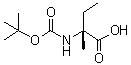 structure of CAS# 151171-11-8, N-tert-Butoxycarbonyl-L-isovaline