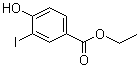 structure of CAS# 15126-07-5, Ethyl 3-iodo-4-hydroxybenzoate;4-Hydroxy-3-iodobenzoic acid ethyl ester
