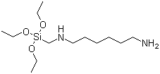 N-(6-Aminohexyl)aminomethyltriethoxysilane molecular structure (CAS 15129-36-9)