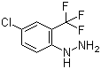 2-Trifluoromethyl-4-chlorophenylhydrazine molecular structure (CAS 1513-34-4)