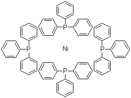 Tetrakis(triphenylphosphine)nickel molecular structure (CAS 15133-82-1)