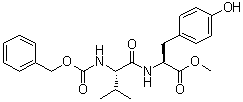 N-Carbobenzoxy-L-valyl-L-tyrosine methyl ester molecular structure (CAS 15149-72-1)