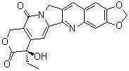 10,11-(Methylenedioxy)-20(R)-camptothecin molecular structure (CAS 151636-76-9)