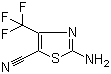 2-Amino-5-cyano-4-trifluoromethylthiazole molecular structure (CAS 151729-42-9)
