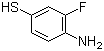 4-Amino-3-fluorothiophenol molecular structure (CAS 15178-48-0)