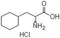 structure of CAS# 151899-07-9, D-Cyclohexylalanine hydrochloride;(R)-alpha-Aminocyclohexanepropionic acid hydrochloride; beta-Cyclohexyl-D-alanine hydrochloride
