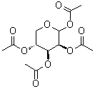 四-O-乙酰基-D-吡喃来苏糖分子结构 (CAS 151908-65-5)