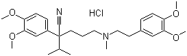 盐酸维拉帕米分子结构 (CAS 152-11-4)