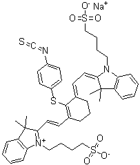 NIR 797 isothiocyanate molecular structure (CAS 152111-91-6)