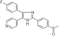 SB 203580 molecular structure (CAS 152121-47-6)
