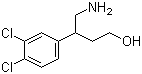 4-Amino-3-(3,4-dichlorophenyl)-1-butanol molecular structure (CAS 152298-51-6)