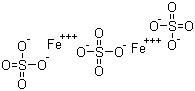 Ferric sulfate molecular structure (CAS 15244-10-7)