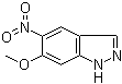6-Methoxy-5-nitro-1H-indazole molecular structure (CAS 152626-75-0)