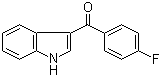 结构式 CAS# 152807-26-6, 3-(4'-氟苯甲酰基)吲哚
