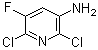 2,6-二氯-5-氟-3-吡啶胺分子结构 (CAS 152840-65-8)