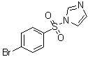 1-[(4-Bromophenyl)sulfonyl]-1H-imidazole molecular structure (CAS 152940-76-6)