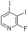 structure of CAS# 153034-83-4, 2-Fluoro-3,4-diiodopyridine