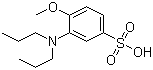 结构式 CAS# 153086-37-4, 3-(二丙基氨基)-4-甲氧基苯磺酸