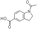 N-Acetylindoline-5-carboxylic acid molecular structure (CAS 153247-93-9)